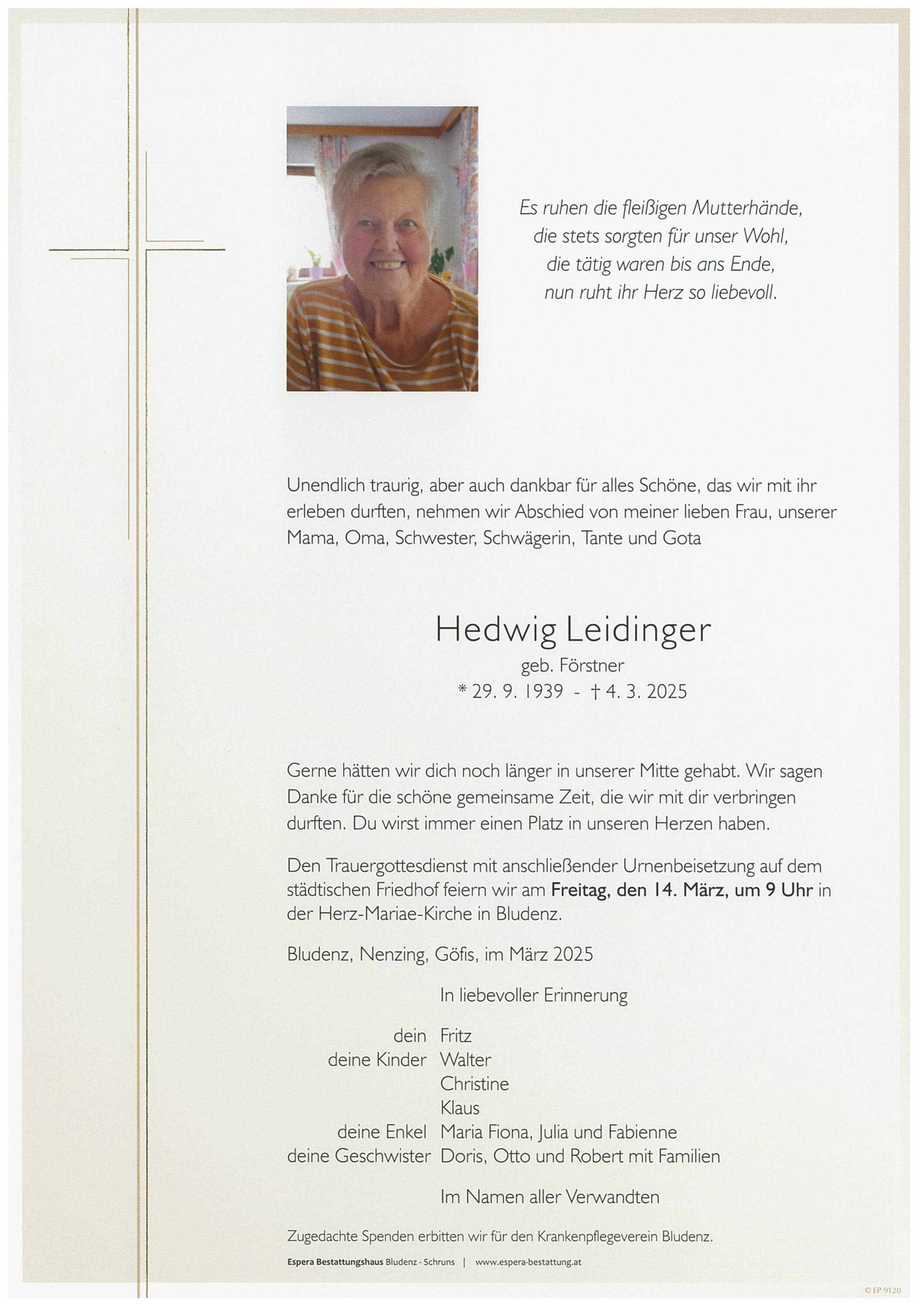 Hedwig Leidinger